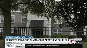 VIDEO: Residents sound alarm about apartment complex condition issues in Summerville