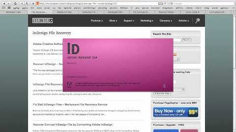 Damaged InDesign File Recovery by Markzware - David Dilling