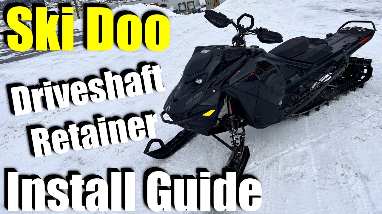 Ski doo / Lynx Gen 5 Must Do UPGRADE / TKI CNC Driveshaft Retainer / Install Guide