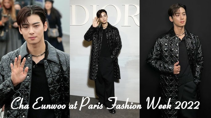 Cha Eun Woo 차은우 Daily on X: Cha Eun Woo at Dior Paris Fashion