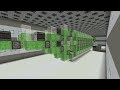 Minecraft Submarine Functional 2-Directional  - with dry dock