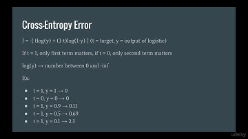 012  The cross entropy error function   Theory