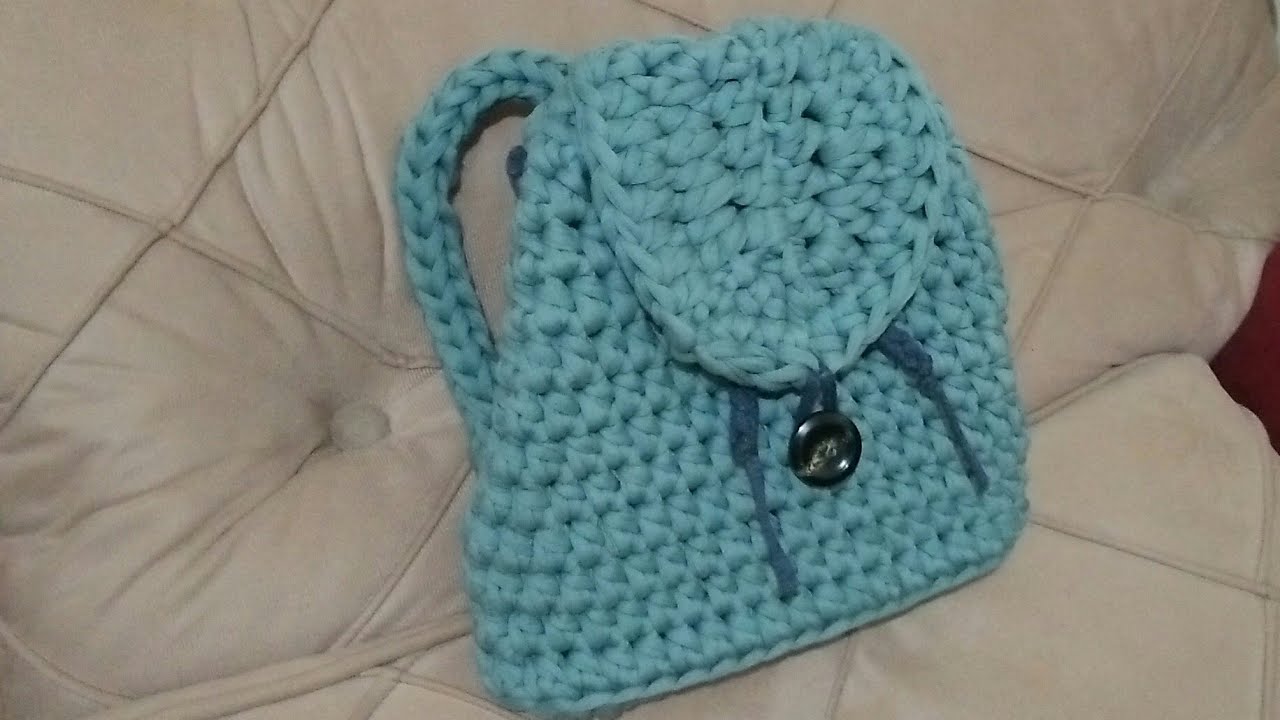 اسهل طريقة لعمل شنطة ظهر كروشيه(للمدرسة او الرحلات) How to make backpack  crochet #2 - YouTube | Crochet hats, Crochet baby, Crochet