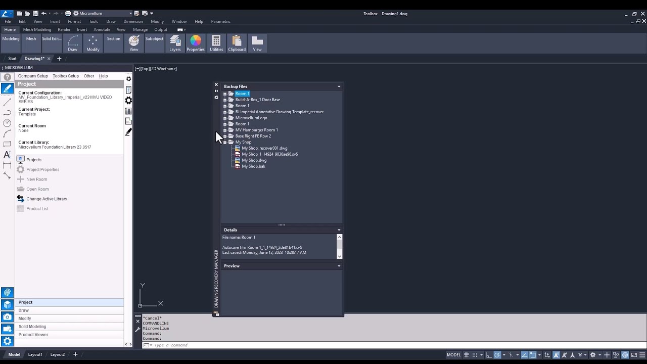 How to Recover an Unsaved Drawing File - YouTube