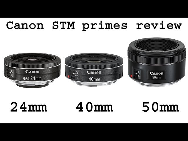 Canon 24mm f/2.8 STM vs 40mm f/2.8 STM vs 50mm f/1.8 STM review