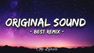 ORIGINAL SOUND\/BEST REMIX\/GEJ LYRICS