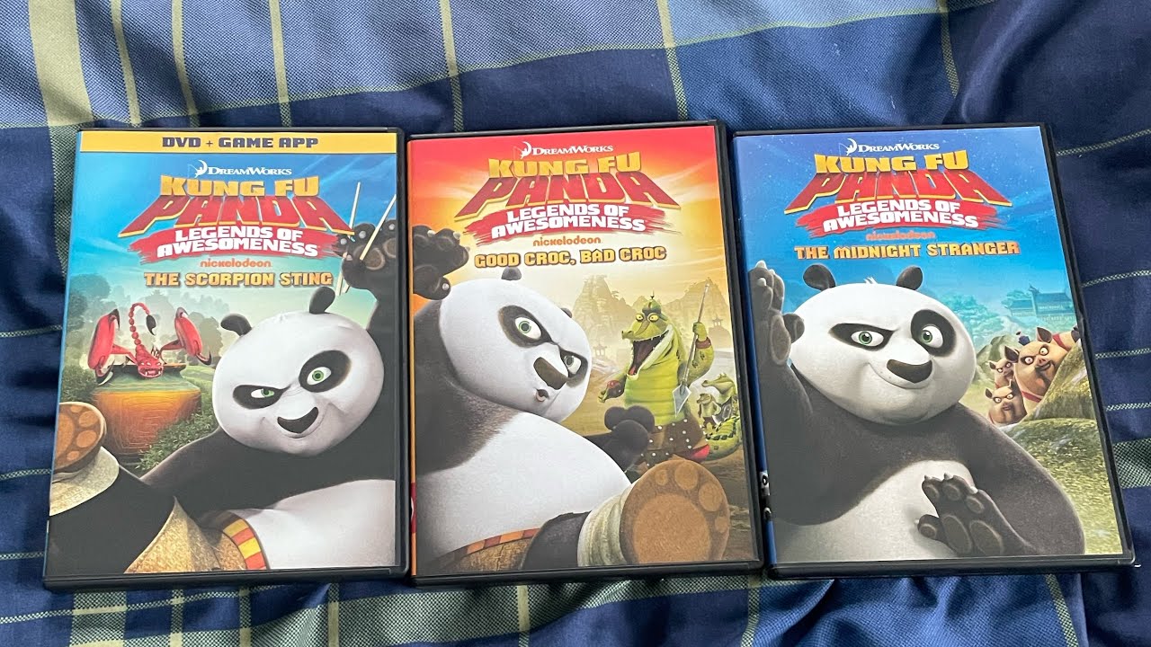 Kung Fu Panda Legends of Awesomeness DVD Unboxings