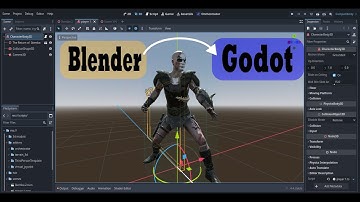 Importing Characters with Animation from Blender to Godot 4.4