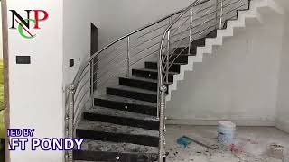 stainless steel curve bend hand rail