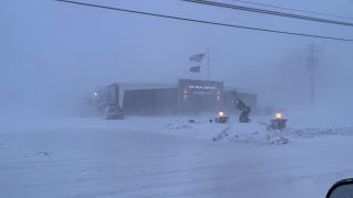 Driving Home During the Buffalo Lake Effect Blizzard.