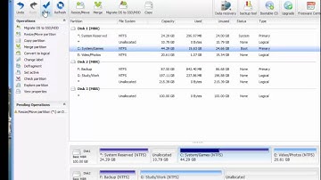Shrink C drive in Windows 7/8.1/10
