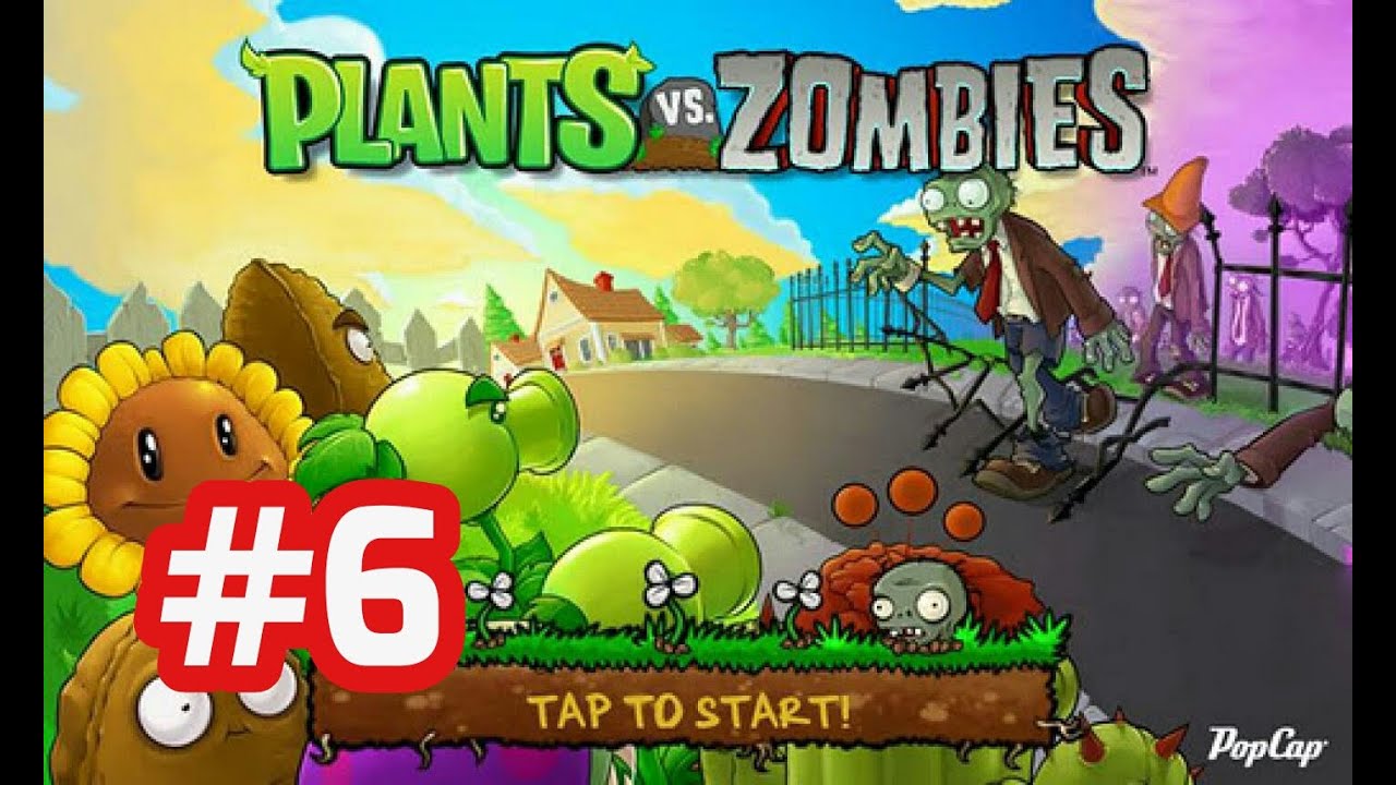 Plants vs Zombies - Android Gameplay Walkthrough - Part 6 - YouTube