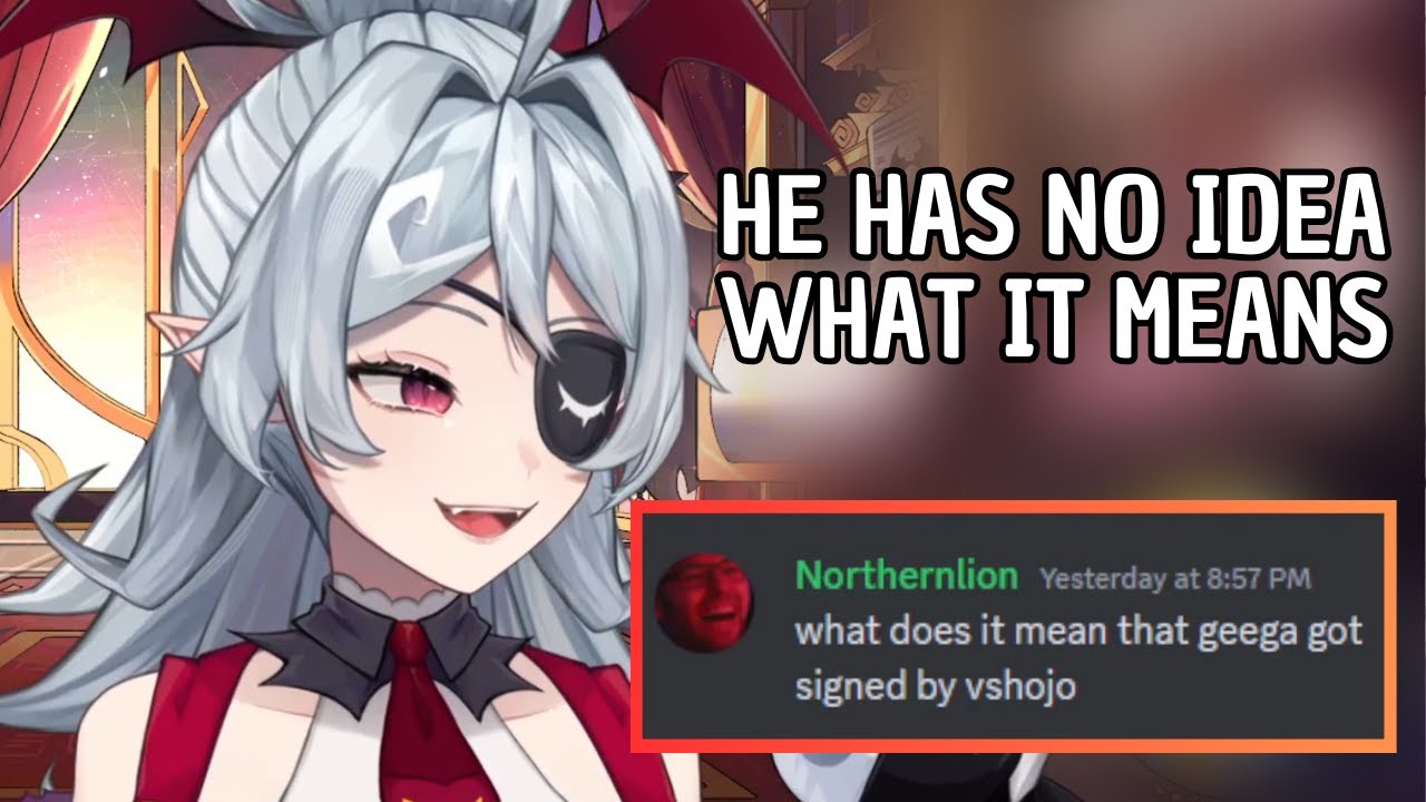 Northernlion Congratulates Geega on joining Vshojo - YouTube