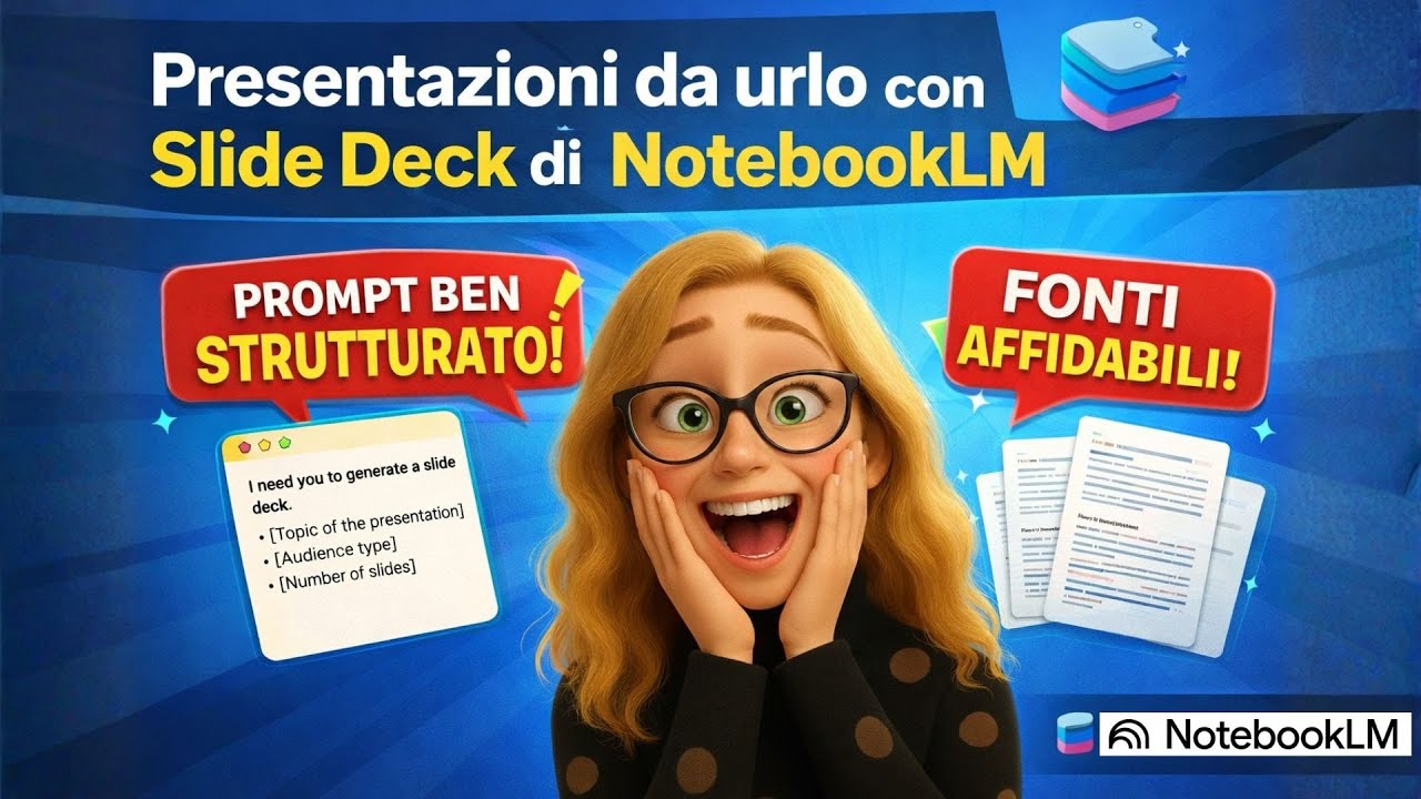 Presentazioni da urlo con SlideDeck di NotebookLM