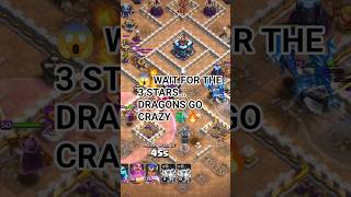 💀 TH13 POWER ATTACK 😱🐉 BASE DESTROYED FAST! ⭐⭐⭐ #Shorts