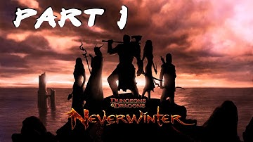 Neverwinter Walkthrough Gameplay Part 1 - Intro (PS4)