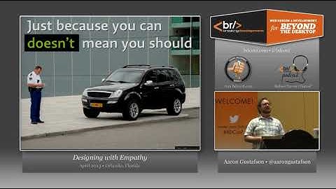 Aaron Gustafson - Designing with Empathy - BDConf, April 2013