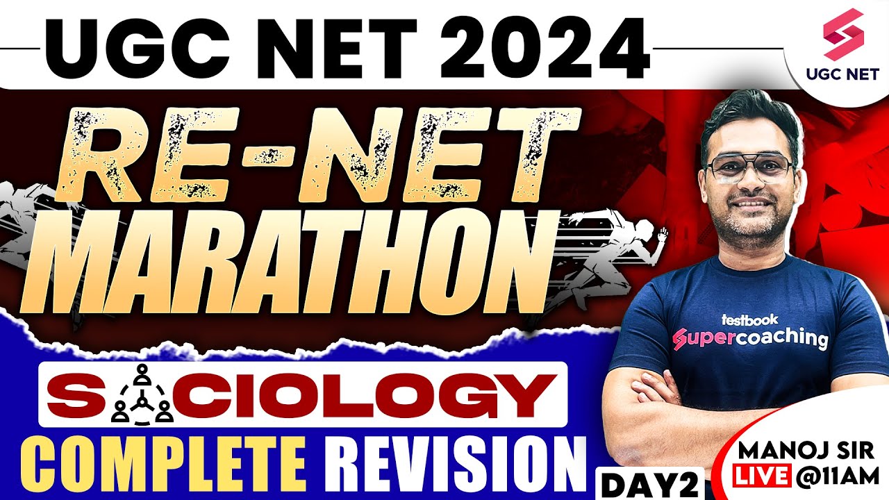 UGC NET 2024 Sociology RE Exam Marathon | UGC NET Sociology Complete ...