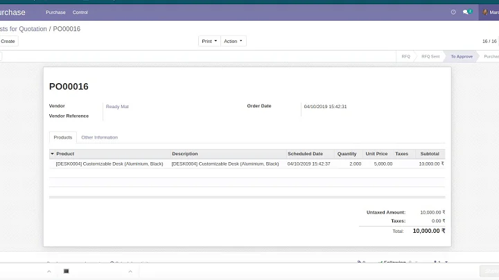 How to put Limit on Purchase Order User Approval  | Odoo Apps Features | #odoo16  #purchase #order