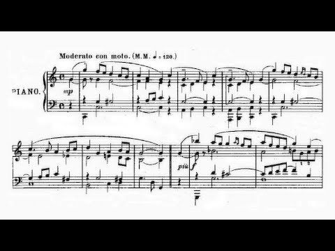 Ossip Gabrilowitsch - Variations on an original theme Op. 4 (audio + sheet music)