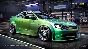 Need for Speed Heat - Acura RSX-S 2004 (Buddy Club) - Customize | Tuning Car (PC HD) [1080p60FPS]
