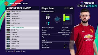 ENGLISH PREMIER LEAGUE PLAYER FACES | eFootball PES 2021 | Version:1.07.00-Data Pack:7.00 | PS4