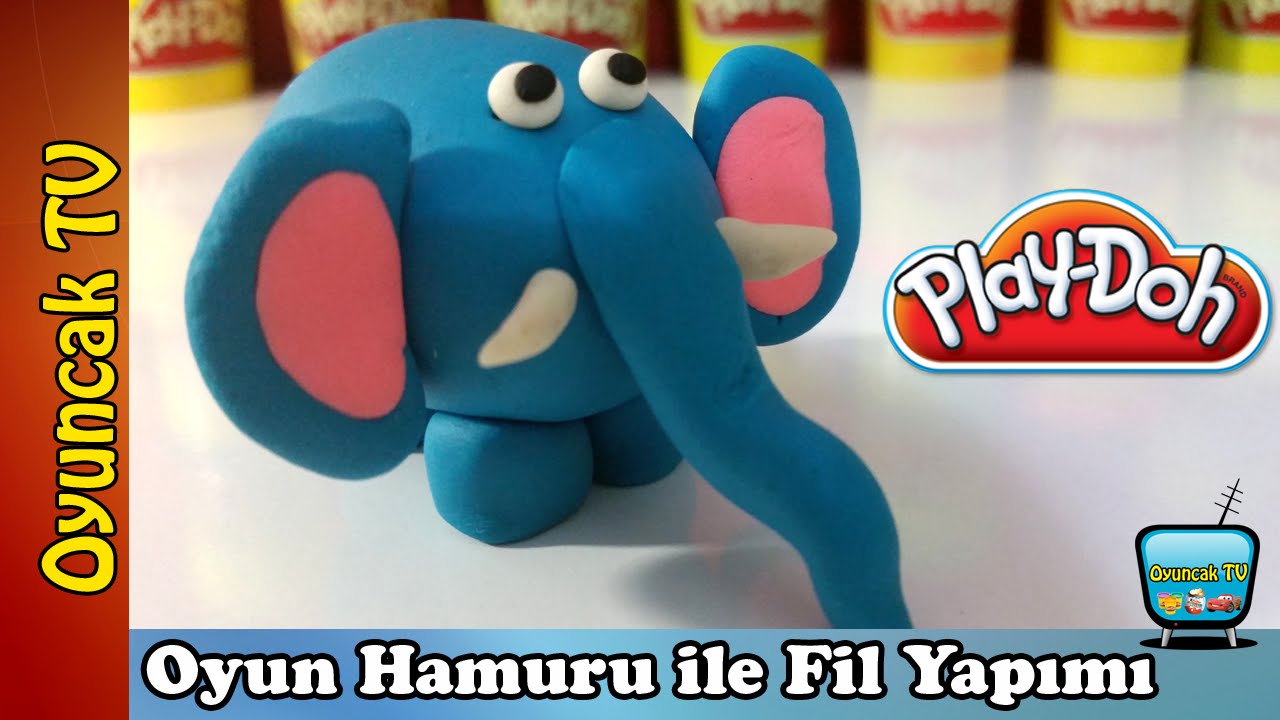 play doh elephant oyun hamuru ile fil yapimi playdoh playdough oyunhamuru elephant playdoh fil play doh oyun hamuru oyun