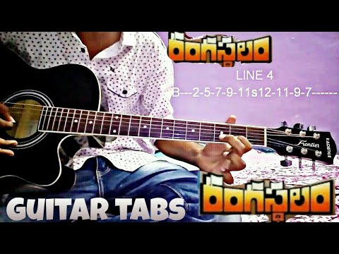 DSP solo guitar tabs||Rangasthalam|| Yentha sakkagunnave song||