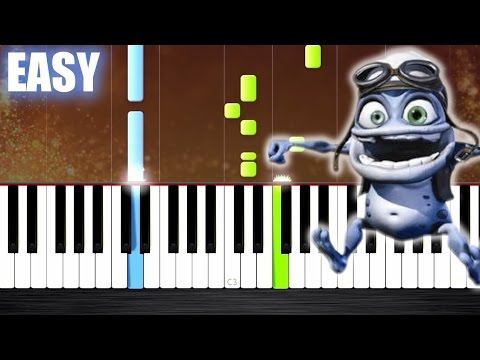 Crazy Frog - Axel F - EASY Piano Tutorial by PlutaX - YouTube