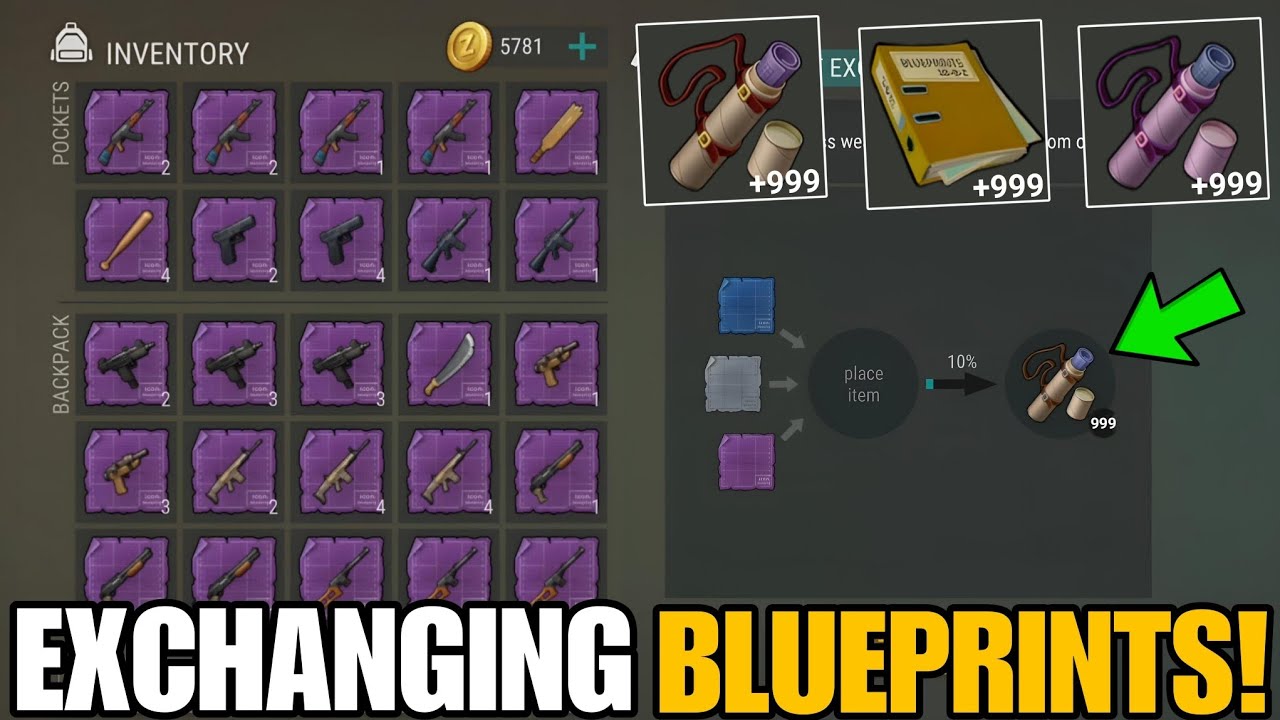 EXCHANGING BLUEPRINTS TO THE SPECIALLIST! WHAT CAN YOU GET? - Last Day on Earth: Survival