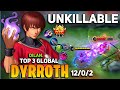 Unkillable ! Dyrroth Instan Kill Combo [ Top Global Dyrroth S17 ] By Dilan. - Mobile Legends