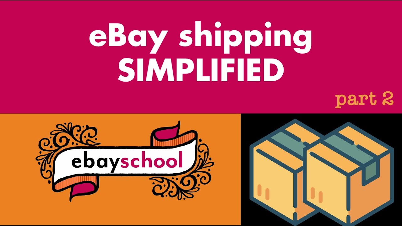 EBAY SHIPPING SIMPLIFIED Part 2 shipping items over a pound YouTube