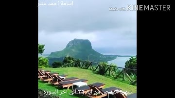 آيات من سوره القصص للقارئ اسامه احمد عنتر