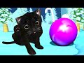 Симулятор Кота #2 Черный Маленький котенок в Cat Simulator Kitty Craft с Кидом на пурумчата