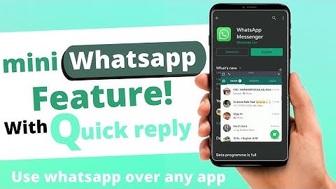 quick reply in whatsapp | how to use whatsapp over other apps | quick replies in redmi note 4