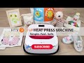 How to operate the htvront new heat press machine