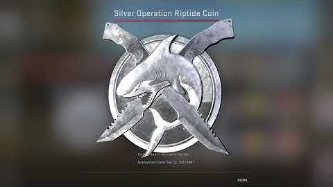 Operation Riptide Silver Coin (CS:GO)
