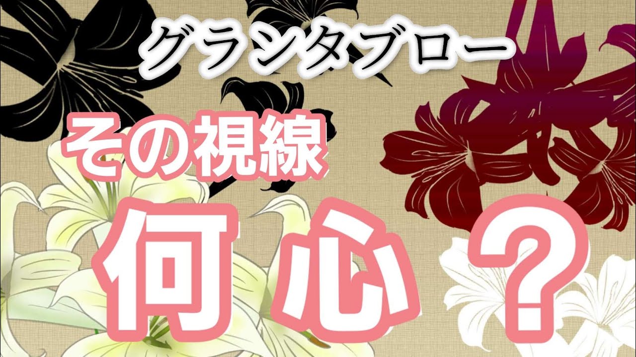 その視線✴️何心❔【グランタブロー】気になるその視線👁️の意味は⁉️お相手の気持ち💐💓確かめて👼‼️