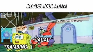 TOLONG AKU MAU HIDUP!...😅☝(Meme Spongebob)