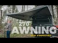 I put a new 270 awning on my truck heres why