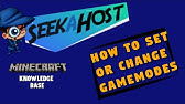 How To Change The Default Gamemode On Your Server Youtube How To Change The Default Gamemode On Your Server Youtube