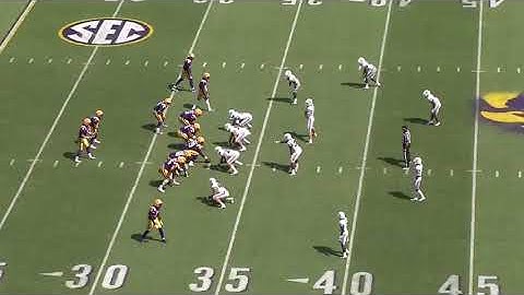 Every example of LSU running spear 2019