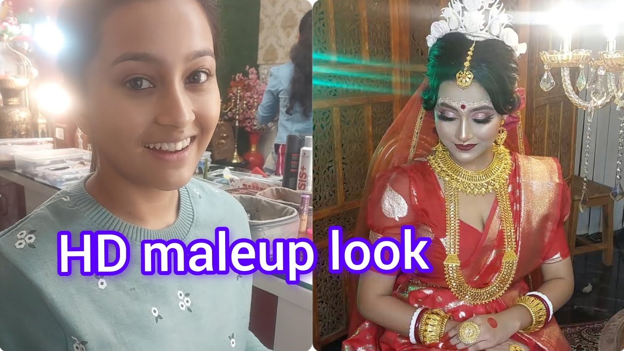 || HD Bridal makeup look || @mousmakeupdoor #hdmakeuplook #makeup #2k24 #bridal #hairstyle