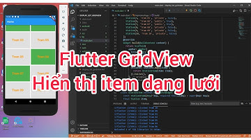 [Flutter radiation 5] #2. Hiển thị danh sách bằng GridView