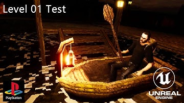 UE4 PS1 Style Game - First Level Test  ( Old School Horror Game )