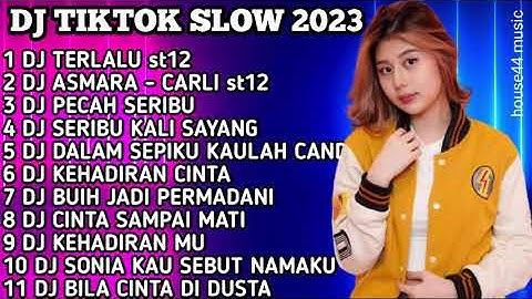 DJ TIKTOK TERBARU 2023 - DJ TERLALU ST12 SLOW FULL BASS - DJ ASMARA CARLI ST12 SLOW