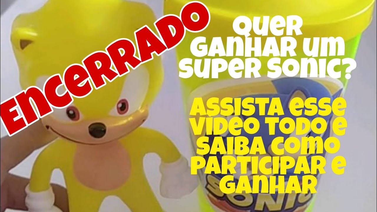 Sonic 2 o Filme, Mclanche Feliz abril de 2022 + Bonecos Sonic e Super Sonic  da Jakks Pacific 