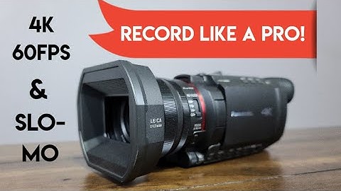 BEST Camcorder in 2020? - Panasonic HC-X1500 4K 60 FPS Camcorder Review