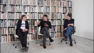 Peter Saville, Stephen Morris, and Brian Cox on CP1919