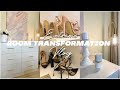EXTREME ROOM MAKEOVER + TRANSFORMATION 2020 | ROOM TOUR 2020 | TRANSFORMING MY BEAUTY ROOM